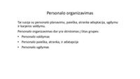 Personalo organizavimas pristatymas 3