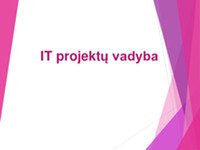 IT projektų vadyba Duomenų bazės 2