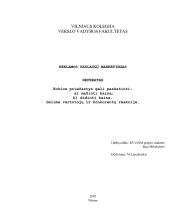 Kainodara. Kainos kėlimas, mažinimas. Priežastys. 1
