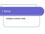Vadybos mokslo raida 1