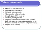 Vadybos mokslo raida 2