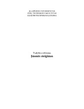 Imones steigimas. Referatas 1