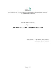 Asmeninis karjeros planas 1