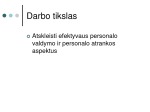 Personalo valdymas ir atranka 2