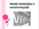 Verslo funkcijos ir verslininkystė skaidrės