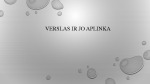 Verslas ir jo aplinka projektas 1