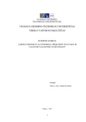 Automobilių prekybos ypatumai ir valdymo galimybių įvertinimas 1