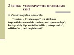 Verslininkystės ir verslumo esmė 1