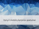 Vyrų ir moterų karjeros ypatumai