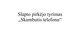 Klientų aptarnavimo kokybė, kalbant telefonu pristatymas