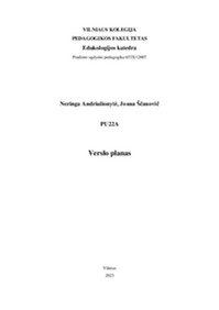 Fotosesijos verslo planas 1