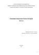 Ekonominės integracijos formos Europoje