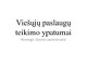 Viešoji paslauga