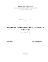 Atrajotojų Virskinimo Sistemos Anatomija Ir Fiziologija Mokslobaze Lt