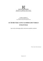 Ūkininkui alternatyvūs verslai 1