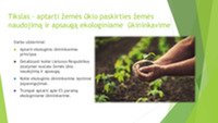 Žemės ūkio paskirties žemės naudojimas ir apsauga: Ekologinis ūkininkavimas 2