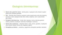 Žemės ūkio paskirties žemės naudojimas ir apsauga: Ekologinis ūkininkavimas 3