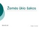 Žemės ūkio šakos pristatymas