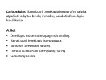 Žemėlapio analizė ir jo elementų tyrimo pristatymas 2