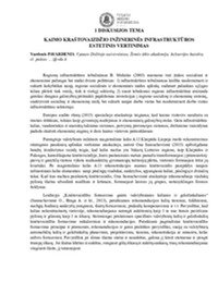 Kaimo kraštovaizdžio inžinerinės infrastruktūros estetinis vertinimas 1